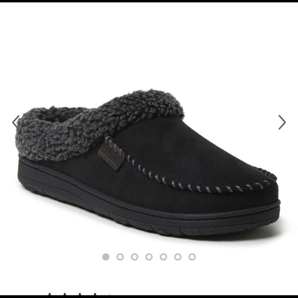 New Men’s Dearfoam Memory Foam Slippers M